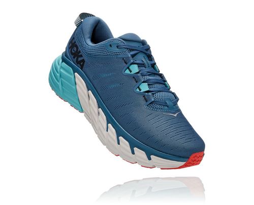 Hoka One One Herre Gaviota 3 Road Løpesko Real Teal/Aquarelle Norge-15NKW